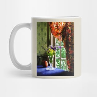 Vase of Flowers and Mug by Window Mug